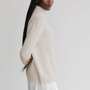 Jenni Kayne Cashmere Turtleneck in Ivory